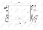 Kühler, Motorkühlung NRF 58504