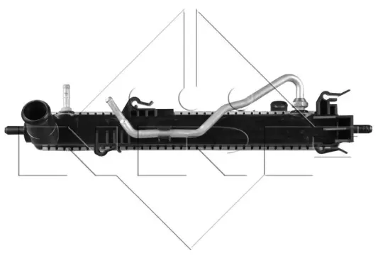 Kühler, Motorkühlung NRF 58556 Bild Kühler, Motorkühlung NRF 58556