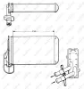 Wärmetauscher, Innenraumheizung NRF 58622 Bild Wärmetauscher, Innenraumheizung NRF 58622