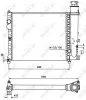 Kühler, Motorkühlung NRF 58678 Bild Kühler, Motorkühlung NRF 58678