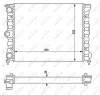 Kühler, Motorkühlung NRF 58696 Bild Kühler, Motorkühlung NRF 58696