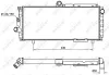 Kühler, Motorkühlung NRF 58701 Bild Kühler, Motorkühlung NRF 58701