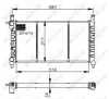 Kühler, Motorkühlung NRF 58732 Bild Kühler, Motorkühlung NRF 58732