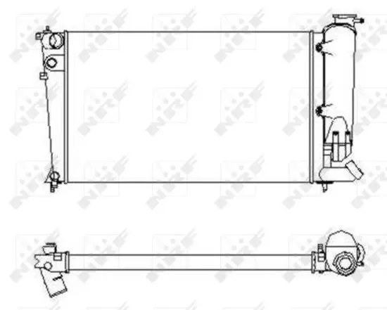 Kühler, Motorkühlung NRF 58922 Bild Kühler, Motorkühlung NRF 58922