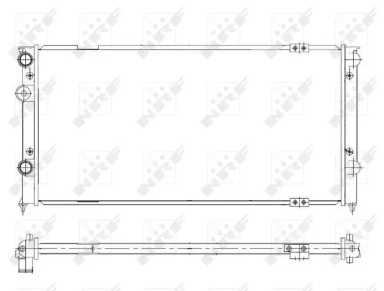 Kühler, Motorkühlung NRF 58929 Bild Kühler, Motorkühlung NRF 58929