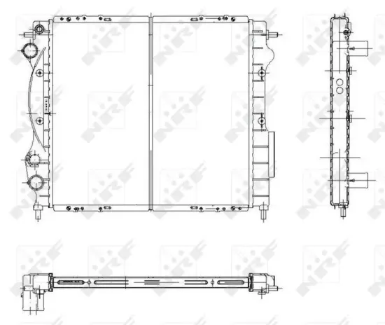 Kühler, Motorkühlung NRF 58934 Bild Kühler, Motorkühlung NRF 58934