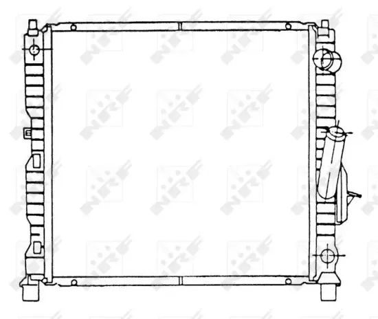 Kühler, Motorkühlung NRF 58942 Bild Kühler, Motorkühlung NRF 58942