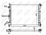 Kühler, Motorkühlung NRF 58943A