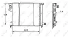 Kühler, Motorkühlung NRF 58966 Bild Kühler, Motorkühlung NRF 58966