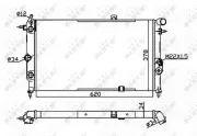 Kühler, Motorkühlung NRF 58973A