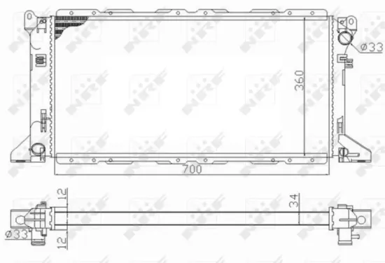 Kühler, Motorkühlung NRF 59013 Bild Kühler, Motorkühlung NRF 59013