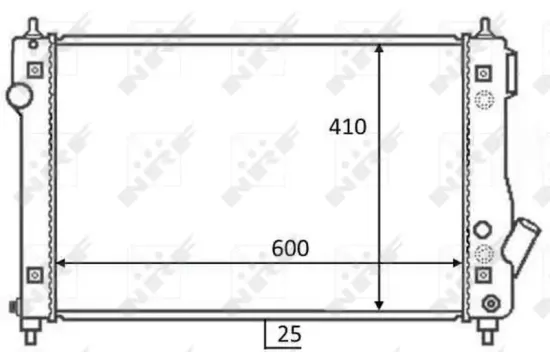 Kühler, Motorkühlung NRF 59054 Bild Kühler, Motorkühlung NRF 59054