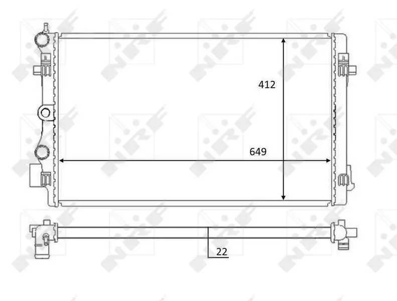 Kühler, Motorkühlung NRF 59056