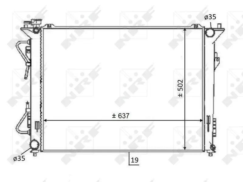 Kühler, Motorkühlung NRF 59064