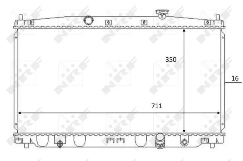 Kühler, Motorkühlung NRF 59066