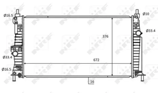 Kühler, Motorkühlung NRF 59068 Bild Kühler, Motorkühlung NRF 59068
