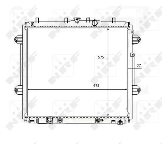 Kühler, Motorkühlung NRF 59080 Bild Kühler, Motorkühlung NRF 59080