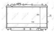 Kühler, Motorkühlung NRF 59082