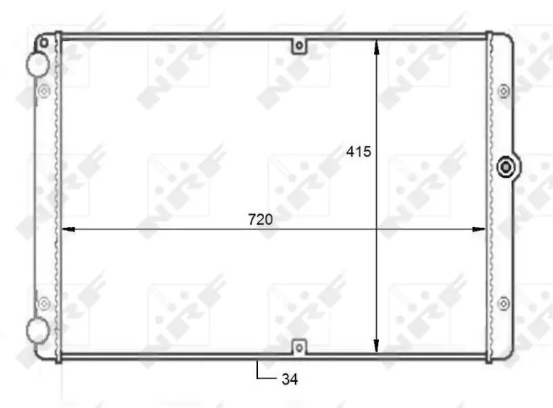 Kühler, Motorkühlung NRF 59088