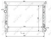 Kühler, Motorkühlung NRF 59120