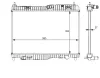 Kühler, Motorkühlung NRF 59134 Bild Kühler, Motorkühlung NRF 59134