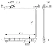 Kühler, Motorkühlung NRF 59223