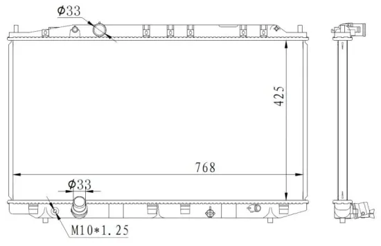 Kühler, Motorkühlung NRF 59225 Bild Kühler, Motorkühlung NRF 59225
