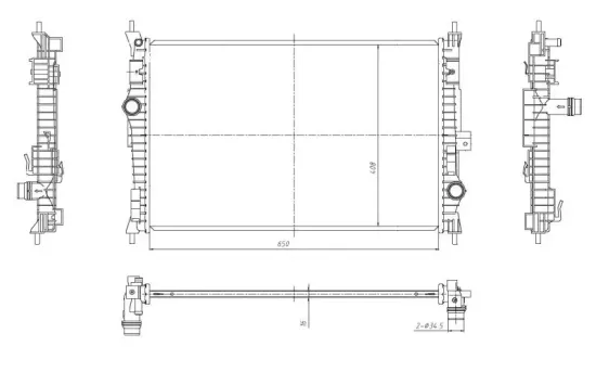 Kühler, Motorkühlung NRF 59302 Bild Kühler, Motorkühlung NRF 59302