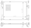 Kühler, Motorkühlung NRF 59315 Bild Kühler, Motorkühlung NRF 59315