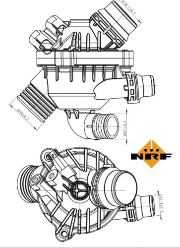 Thermostat, Kühlmittel NRF 725004 Bild Thermostat, Kühlmittel NRF 725004