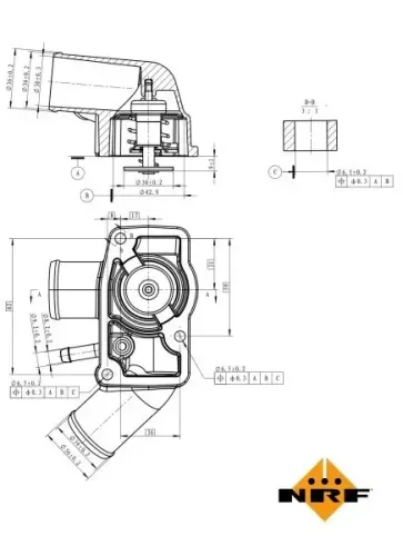 Thermostat, Kühlmittel NRF 725010 Bild Thermostat, Kühlmittel NRF 725010