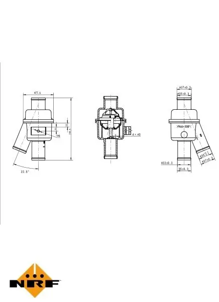 Thermostat, Kühlmittel NRF 725018