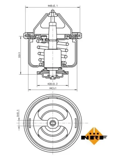 Thermostat, Kühlmittel NRF 725026 Bild Thermostat, Kühlmittel NRF 725026