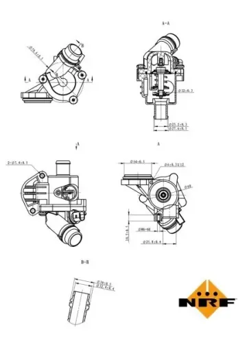 Thermostat, Kühlmittel NRF 725027 Bild Thermostat, Kühlmittel NRF 725027