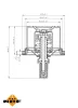 Thermostat, Kühlmittel NRF 725029 Bild Thermostat, Kühlmittel NRF 725029