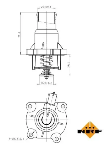 Thermostat, Kühlmittel NRF 725030 Bild Thermostat, Kühlmittel NRF 725030