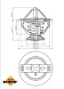 Thermostat, Kühlmittel NRF 725031 Bild Thermostat, Kühlmittel NRF 725031