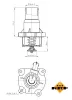 Thermostat, Kühlmittel NRF 725033 Bild Thermostat, Kühlmittel NRF 725033