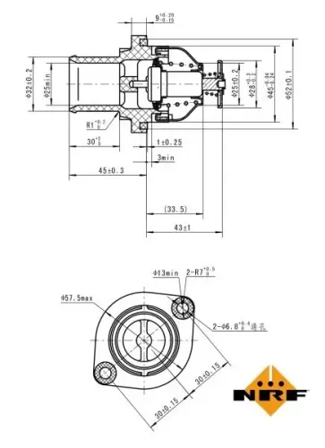 Thermostat, Kühlmittel NRF 725035 Bild Thermostat, Kühlmittel NRF 725035