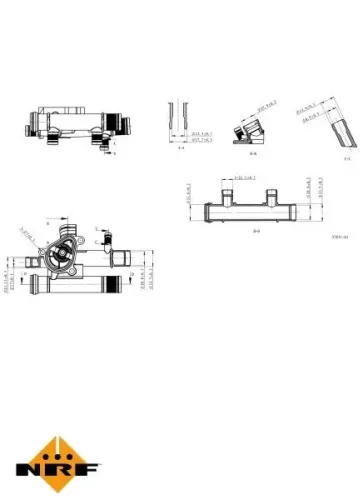 Thermostat, Kühlmittel NRF 725042 Bild Thermostat, Kühlmittel NRF 725042