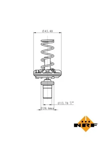 Thermostat, Kühlmittel NRF 725049 Bild Thermostat, Kühlmittel NRF 725049