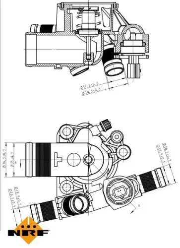 Thermostat, Kühlmittel NRF 725051 Bild Thermostat, Kühlmittel NRF 725051