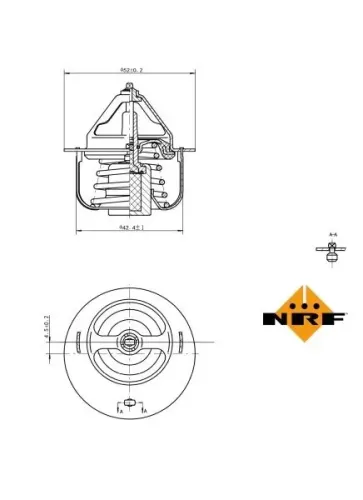 Thermostat, Kühlmittel NRF 725057 Bild Thermostat, Kühlmittel NRF 725057