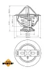 Thermostat, Kühlmittel NRF 725060 Bild Thermostat, Kühlmittel NRF 725060