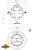 Thermostat, Kühlmittel NRF 725077 Bild Thermostat, Kühlmittel NRF 725077