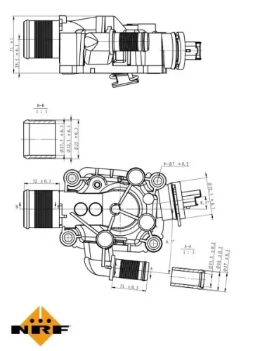 Thermostat, Kühlmittel NRF 725081 Bild Thermostat, Kühlmittel NRF 725081