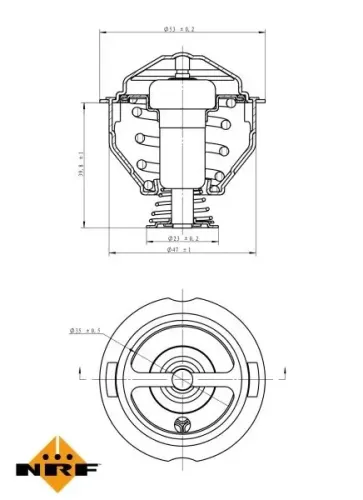 Thermostat, Kühlmittel NRF 725090 Bild Thermostat, Kühlmittel NRF 725090