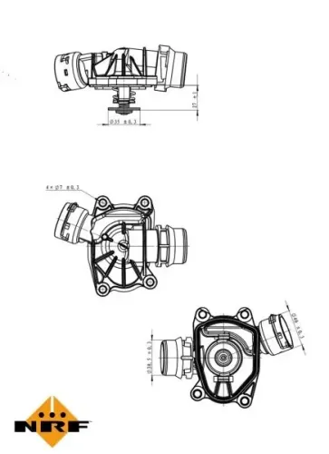 Thermostat, Kühlmittel NRF 725091 Bild Thermostat, Kühlmittel NRF 725091