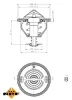 Thermostat, Kühlmittel NRF 725092 Bild Thermostat, Kühlmittel NRF 725092