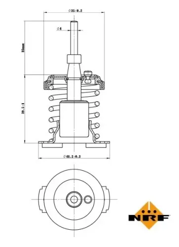 Thermostat, Kühlmittel NRF 725093 Bild Thermostat, Kühlmittel NRF 725093